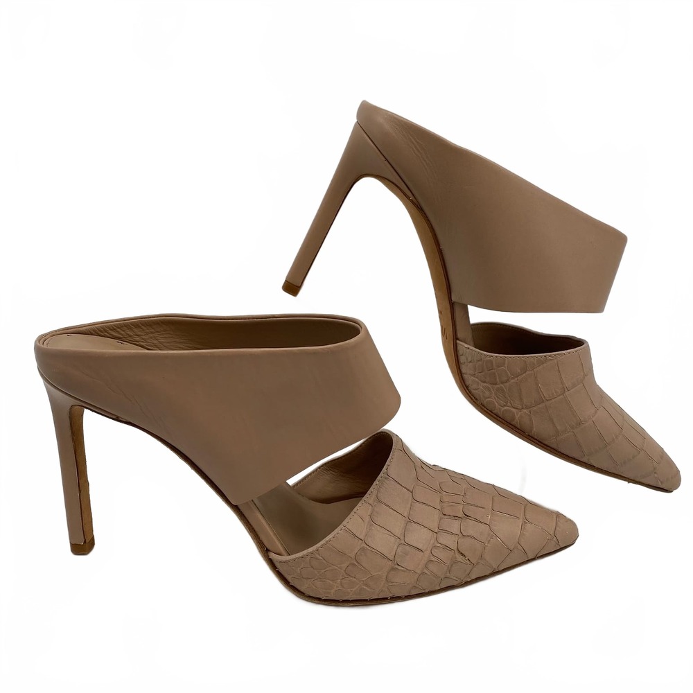 Vince Tan Heels Embossed Cut-Out Strappy | Womens 7.5